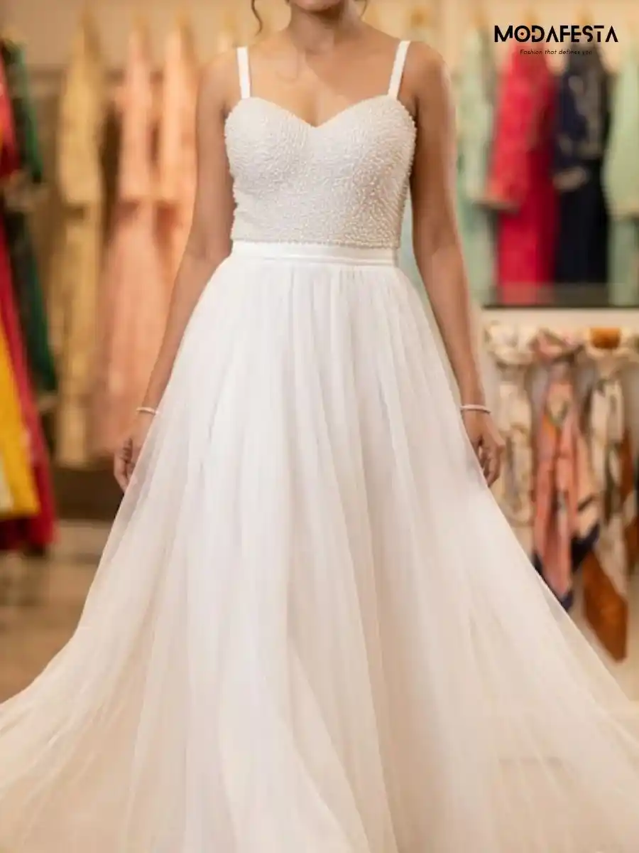 ModaFesta -elegant-embellished-a-line-corset-dress-white