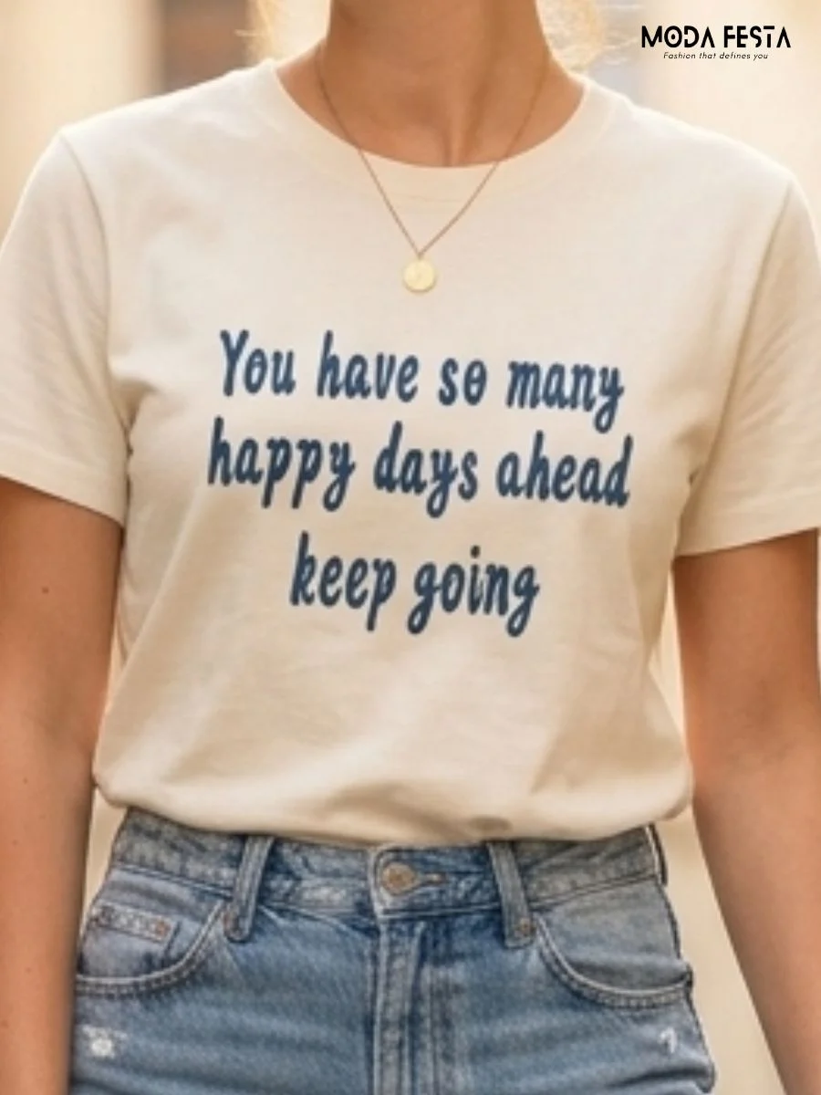 ModaFesta -happy-days-quote-tee