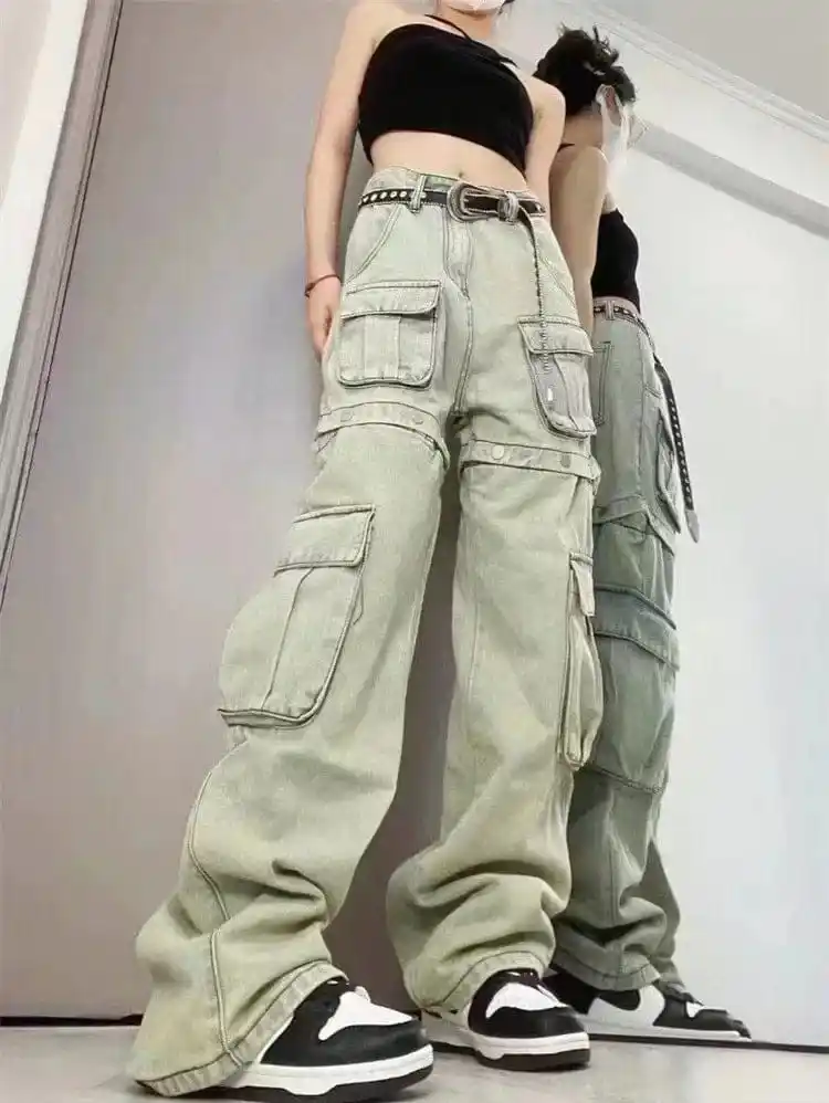 ModaFesta -gothic-boxy-cargo-pants-high-waisted