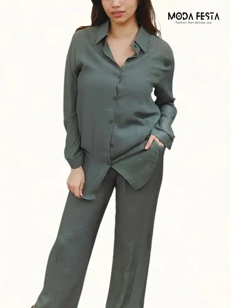 ModaFesta -three-piece-linen-co-ord-set-green