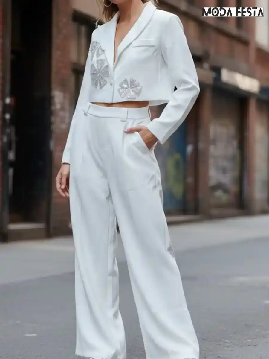ModaFesta -floral-embellished-blazer-party-coord-set-white