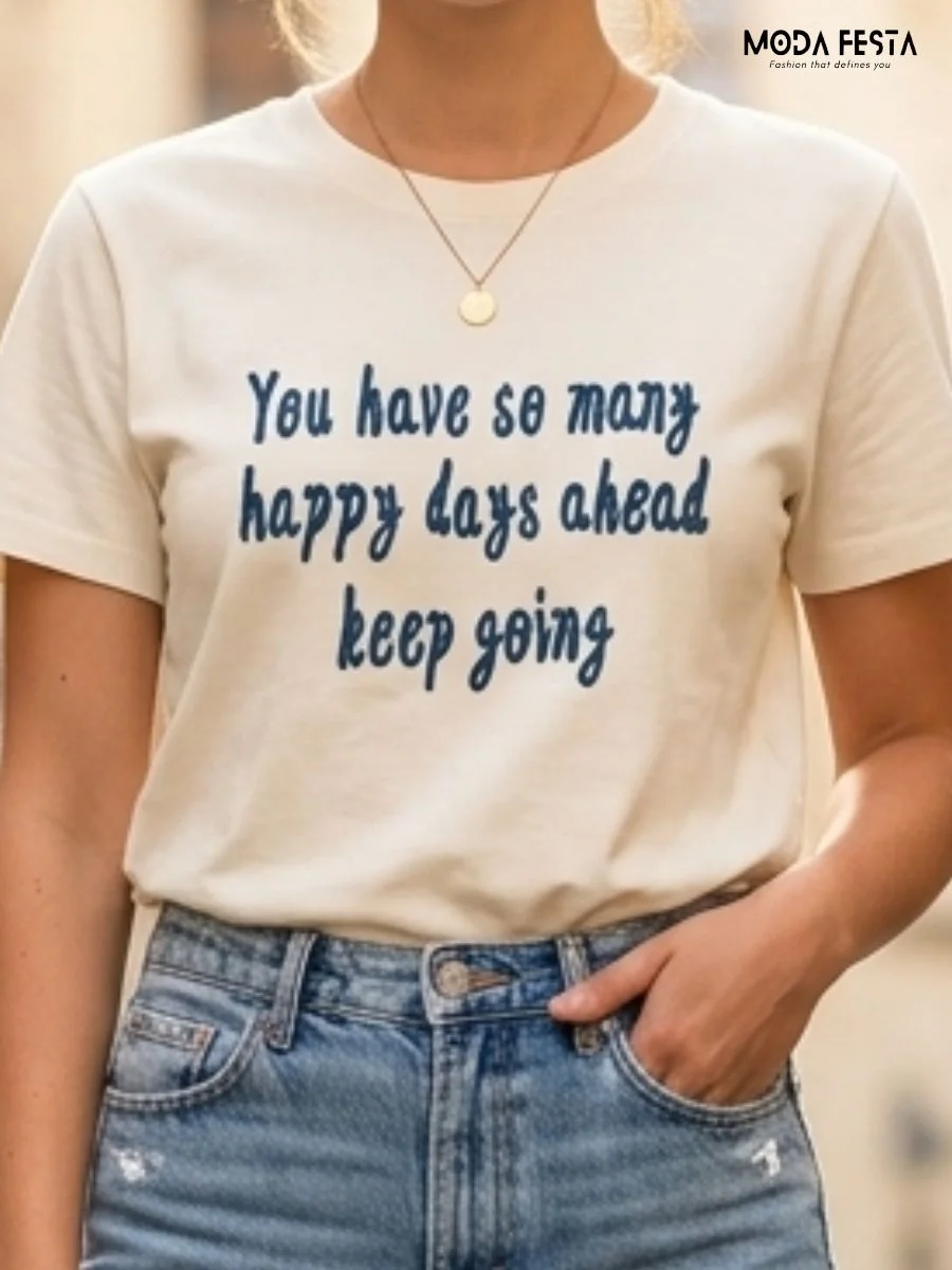 ModaFesta -happy-days-quote-tee