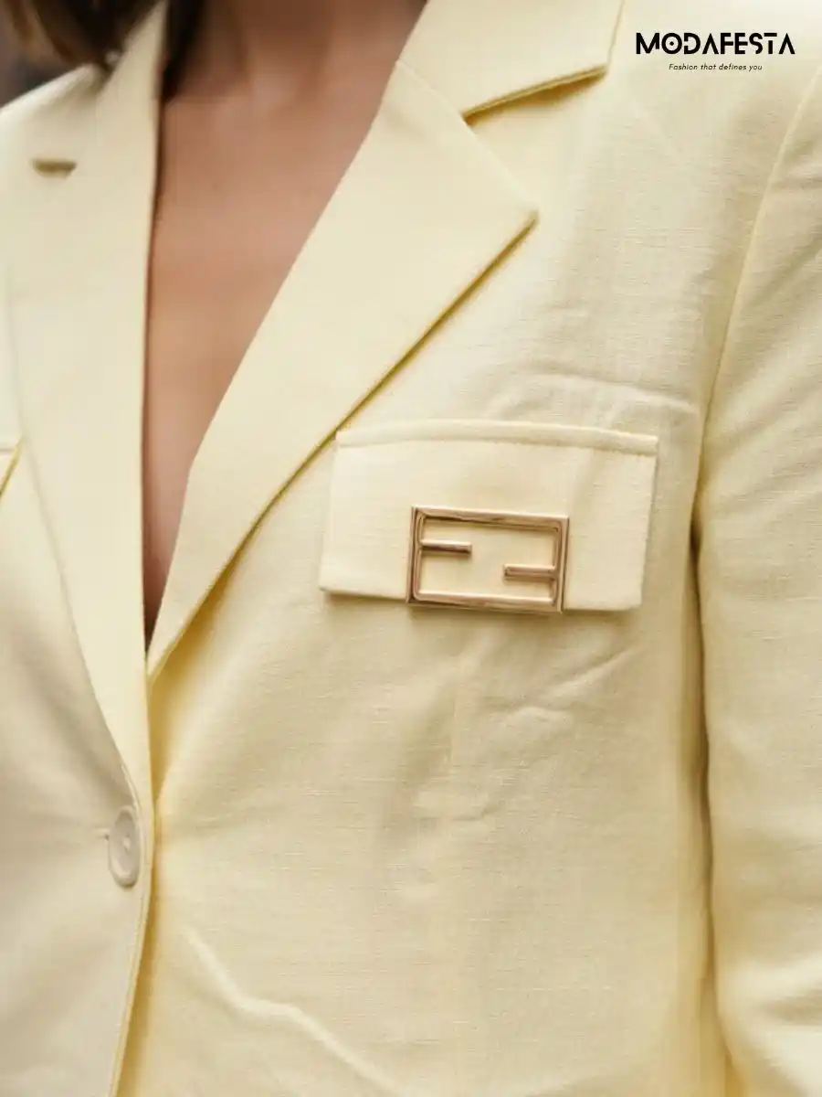 ModaFesta -trendy-midtown-blazer-coord-set-yellow