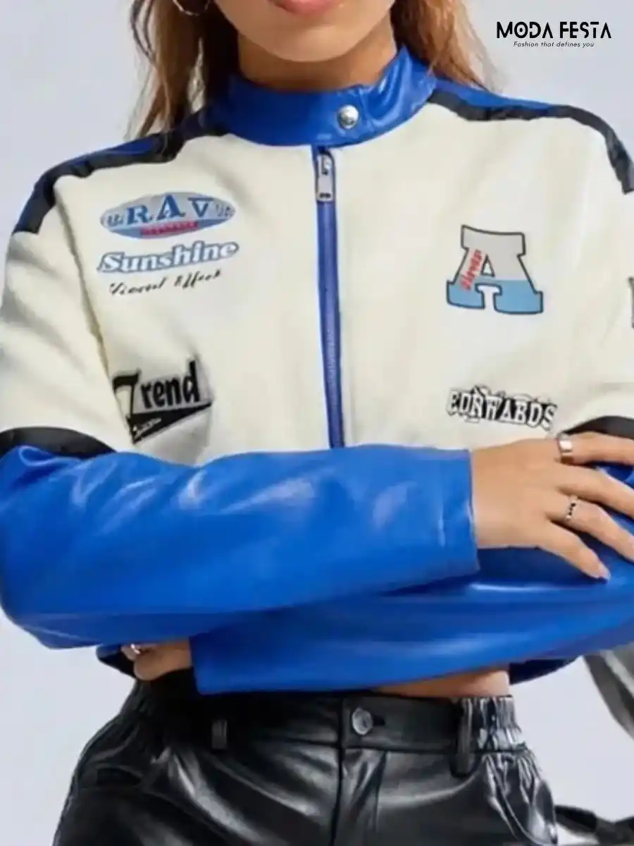 ModaFesta -rider-jacket-leather-quilt-jacket-for-women