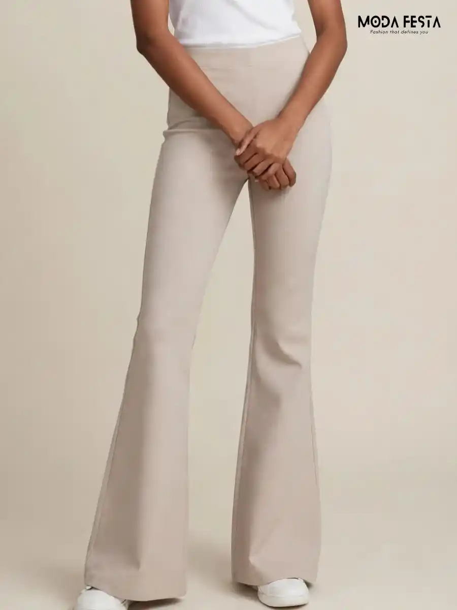 ModaFesta -elegant-flare-trousers