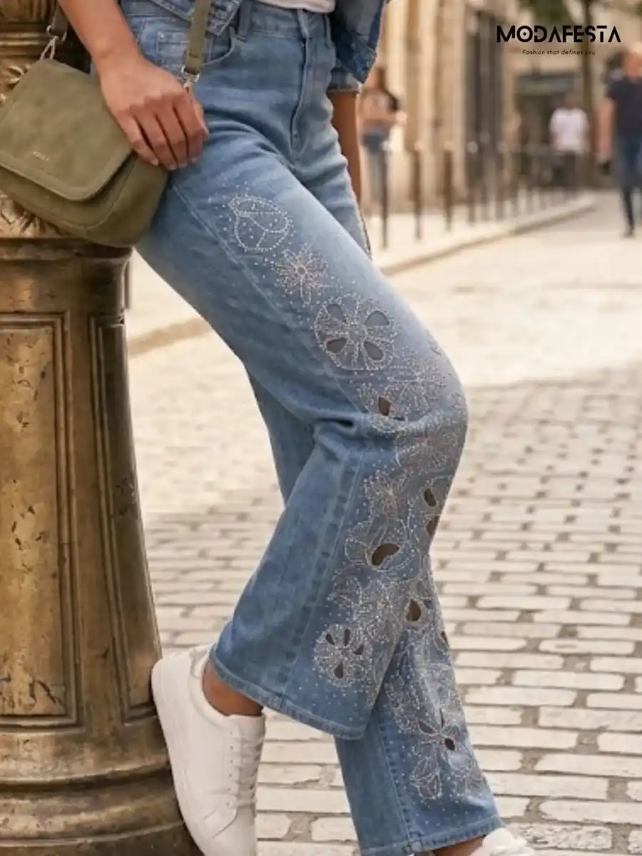 ModaFesta -elegant-sequenced-cutwork-straight-fit-jeans-ligh-blue