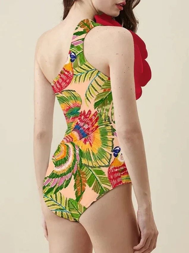 ModaFesta -one-piece-swimsuit--tropical-red
