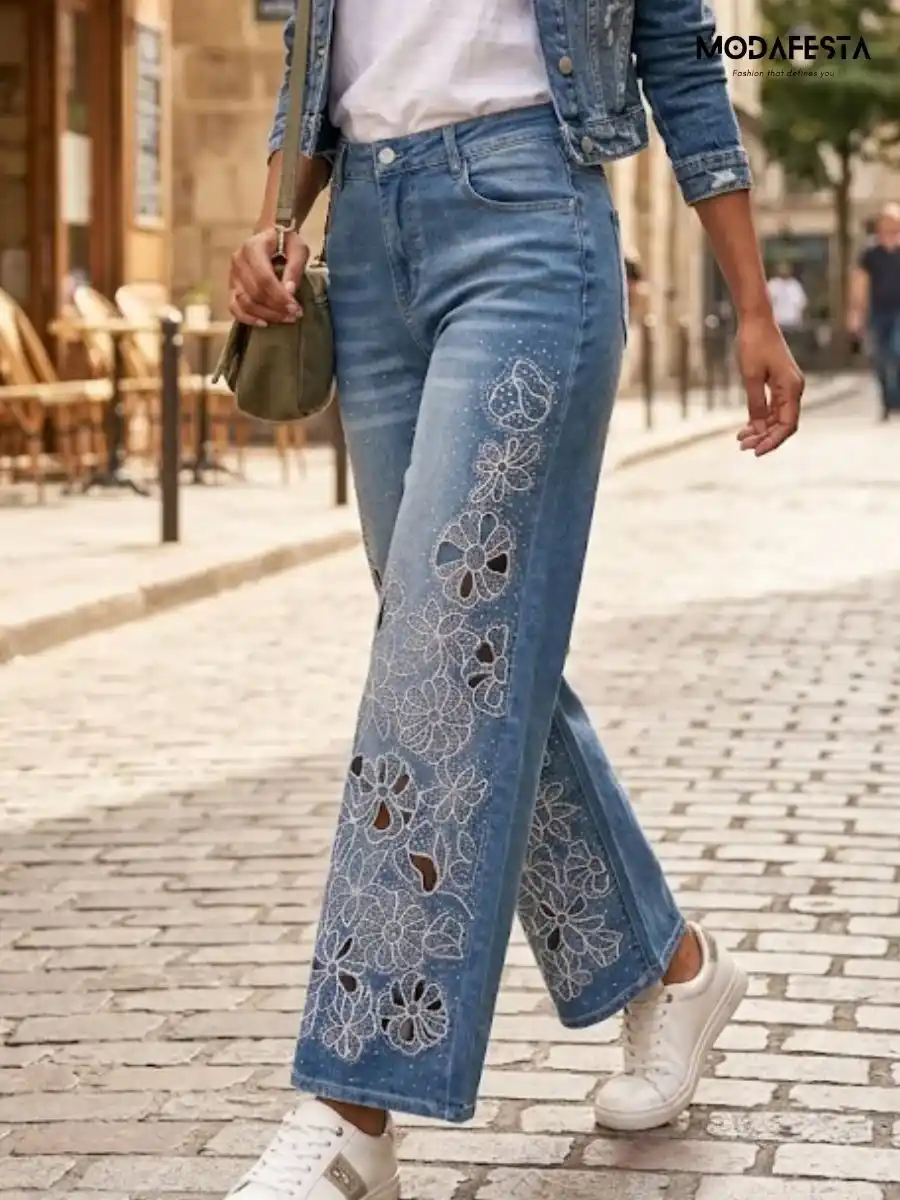 ModaFesta -elegant-sequenced-cutwork-straight-fit-jeans-ligh-blue