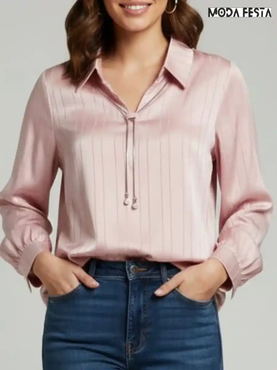 ModaFesta -elegant-top-with-accessories-pink