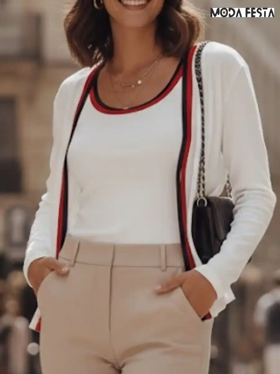 ModaFesta -elegant-ringer-tank-top-with-shrug-white