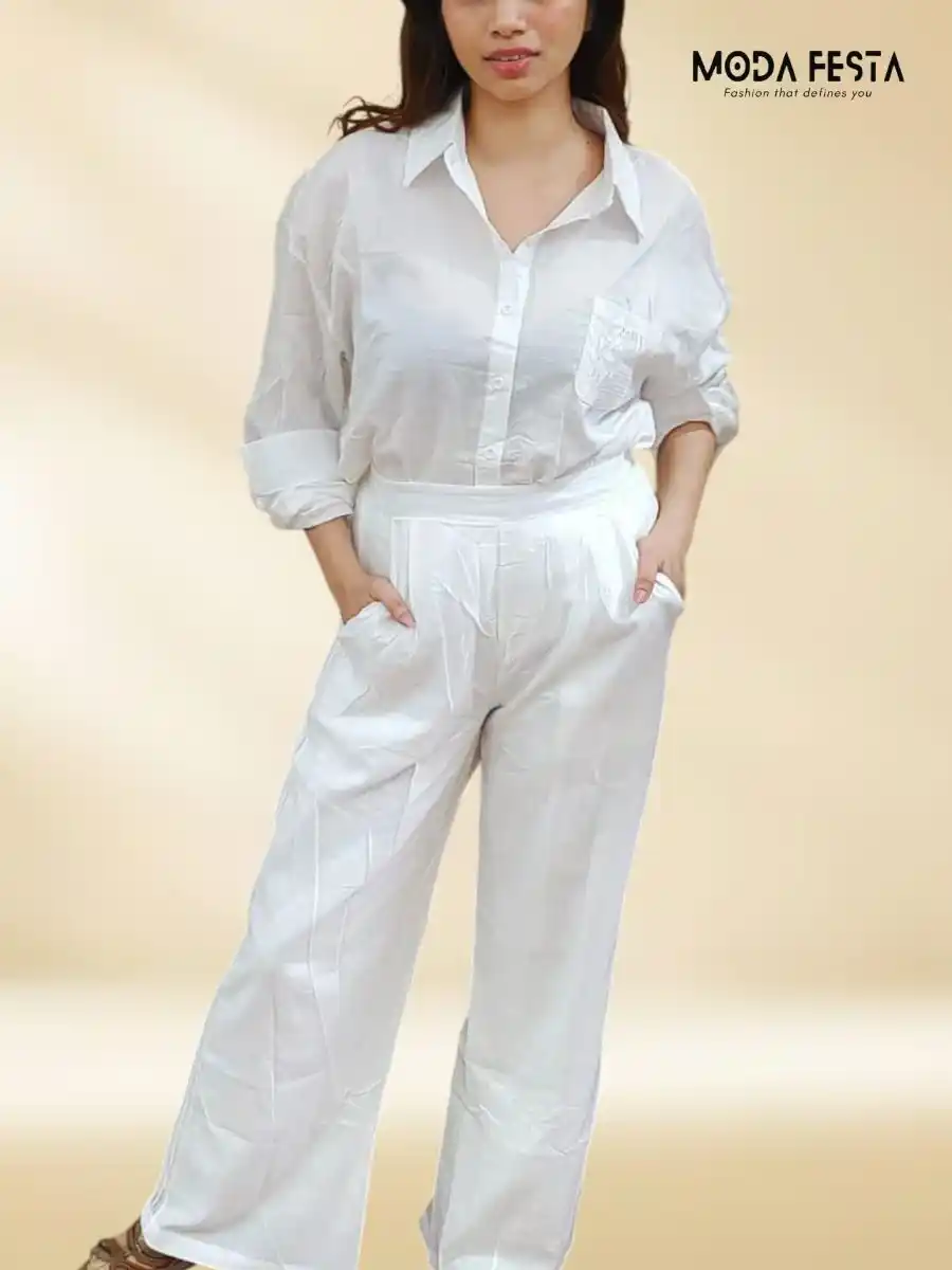 ModaFesta -elegant-linen-lace-coord-set-white