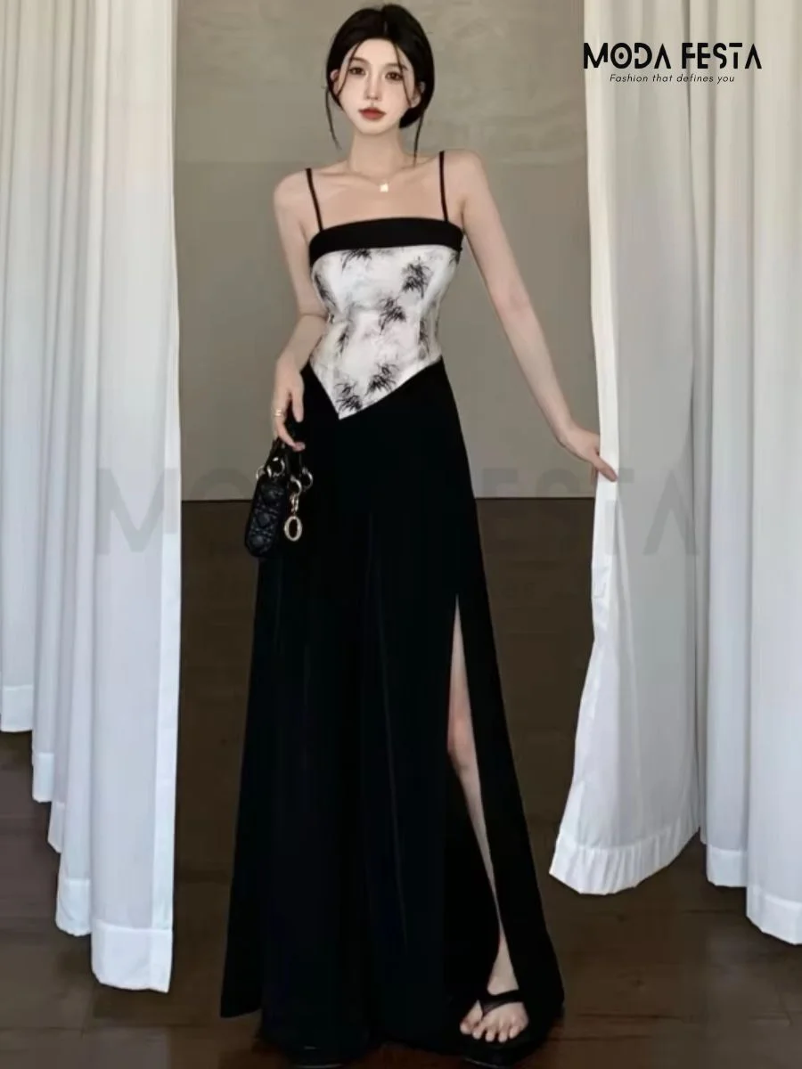 ModaFesta -vintage-print-top-beige