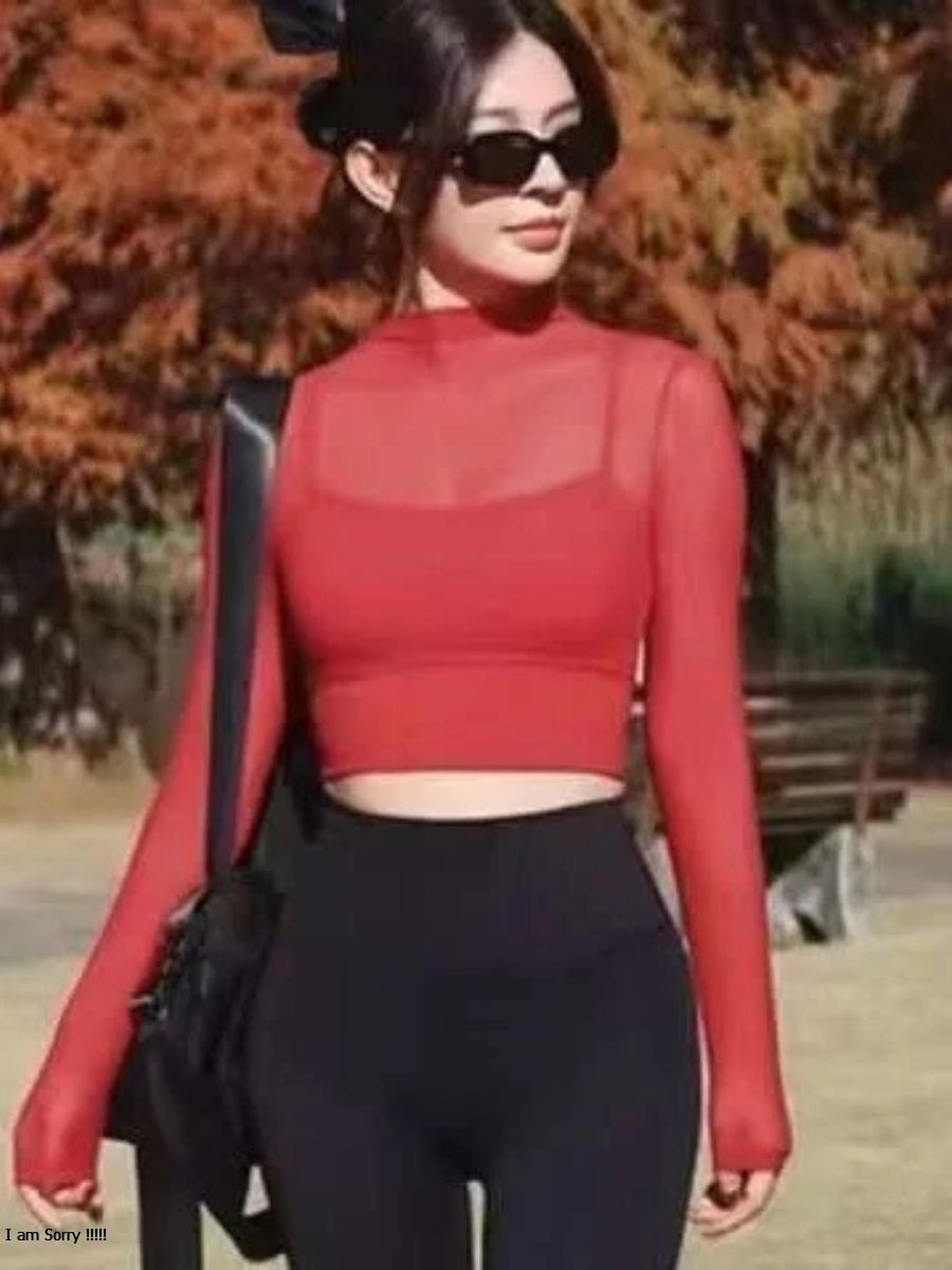 ModaFesta -padded-mesh-top-red-color