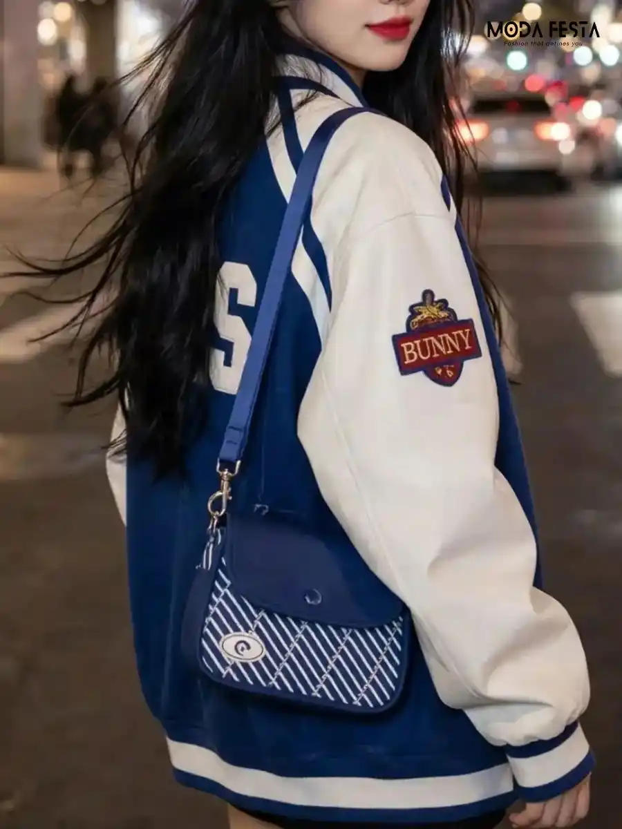 ModaFesta -casual-navy-blue-varsity-jacket-for-women
