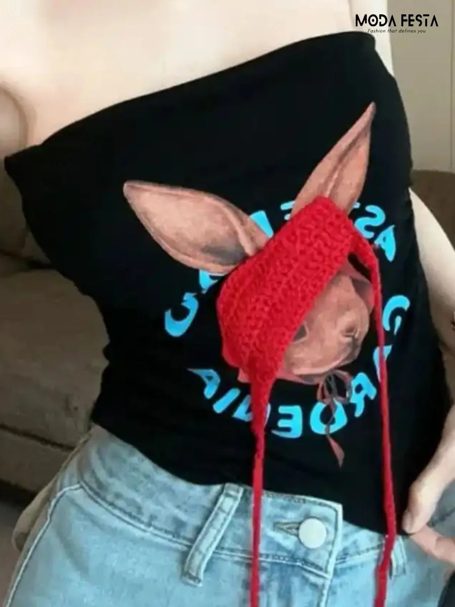 Teddy Bear Tube Top