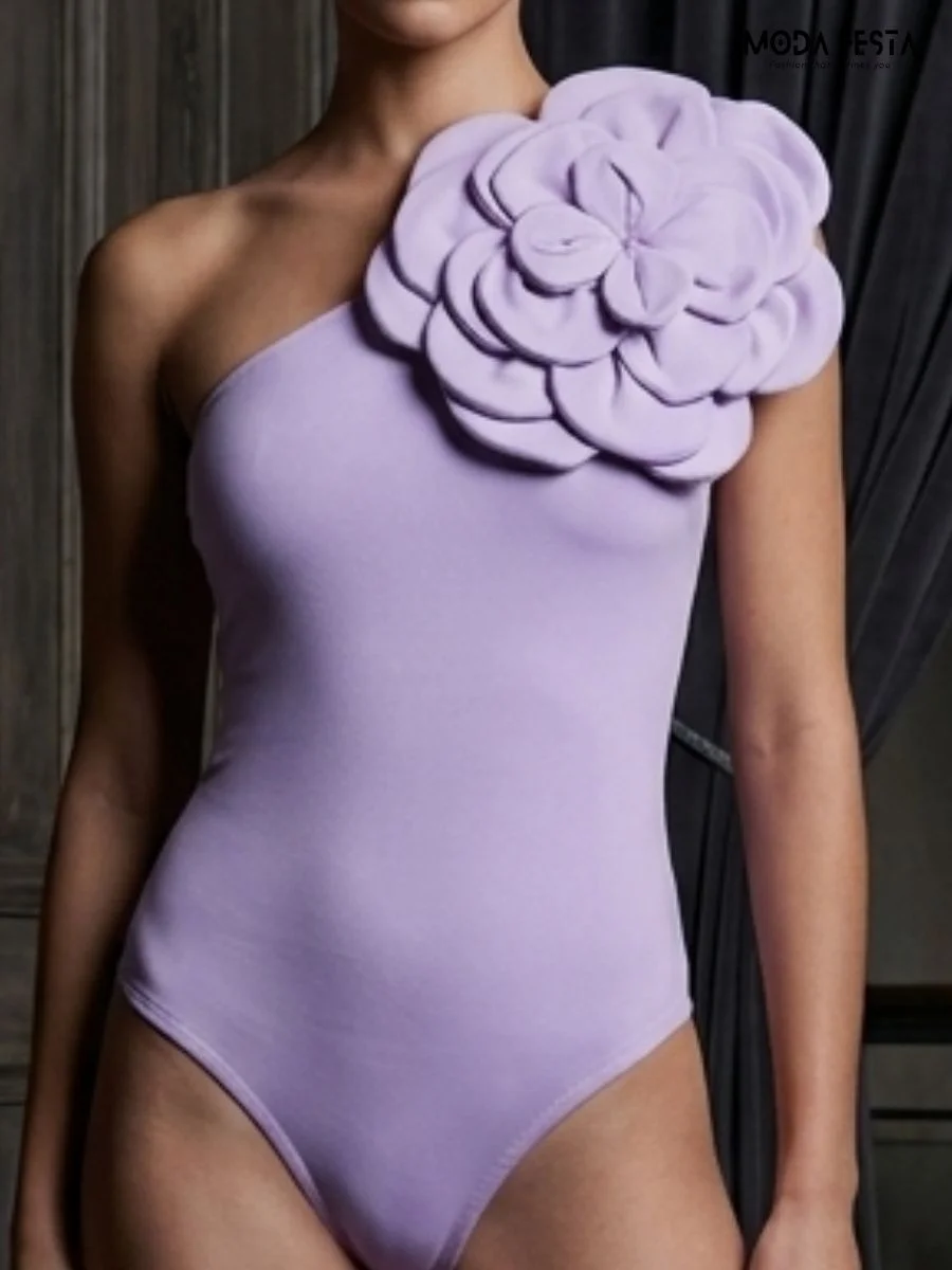 Flora Lilac Bodysuit