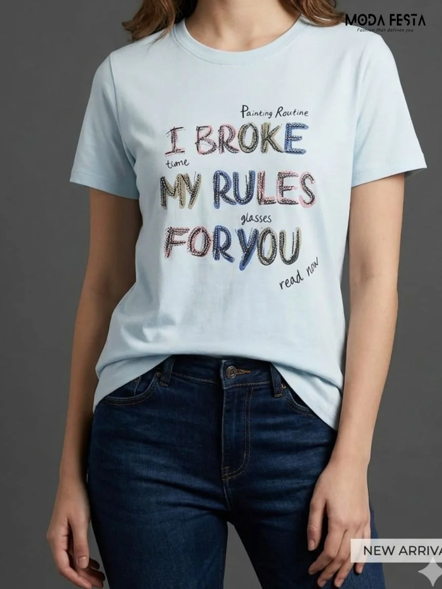 Graphic Slogan T-Shirt