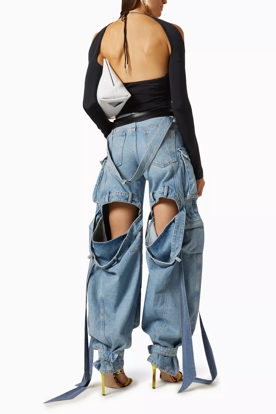 ModaFesta -oversized-cut-out-denim-cargo-for-women