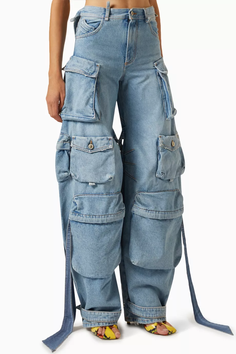 ModaFesta -oversized-cut-out-denim-cargo-for-women