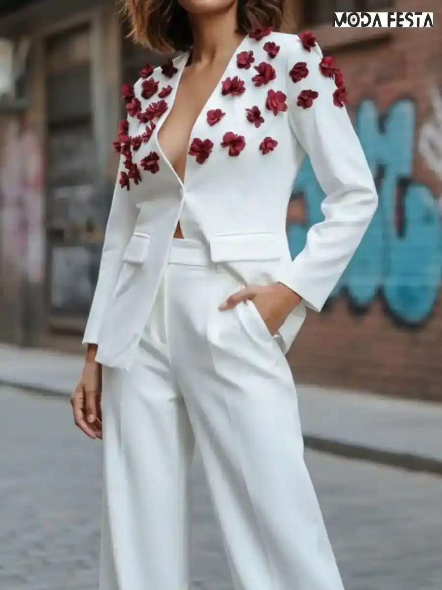 ModaFesta -floral-applique-party-blazer-coord-set-white