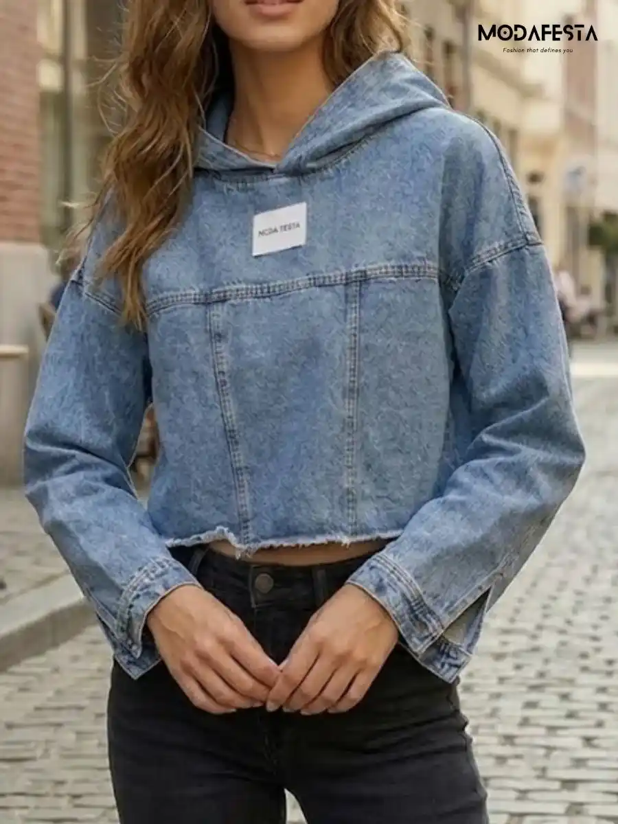 ModaFesta -elegant-denim-hoodie-jacket-blue