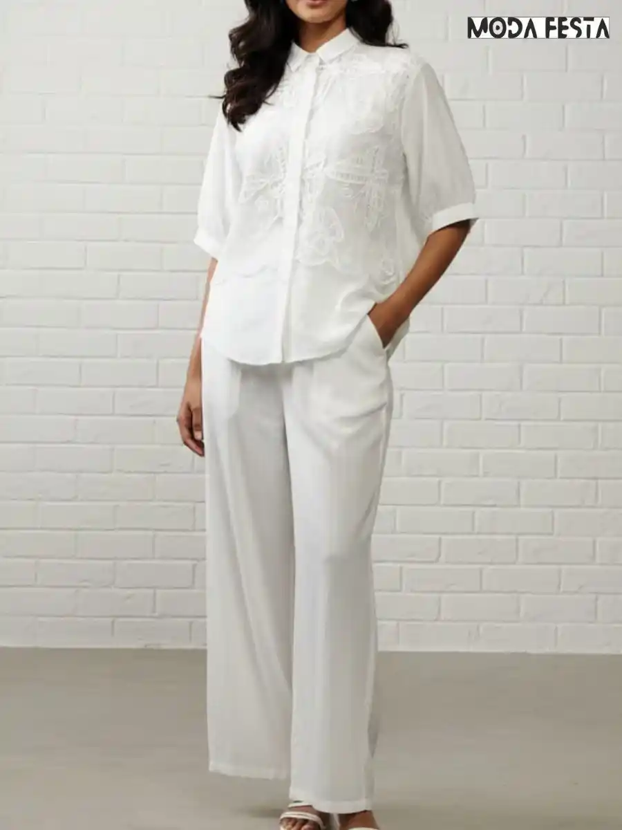 ModaFesta -classy-floral-embroidered-cotton-coord-set-white