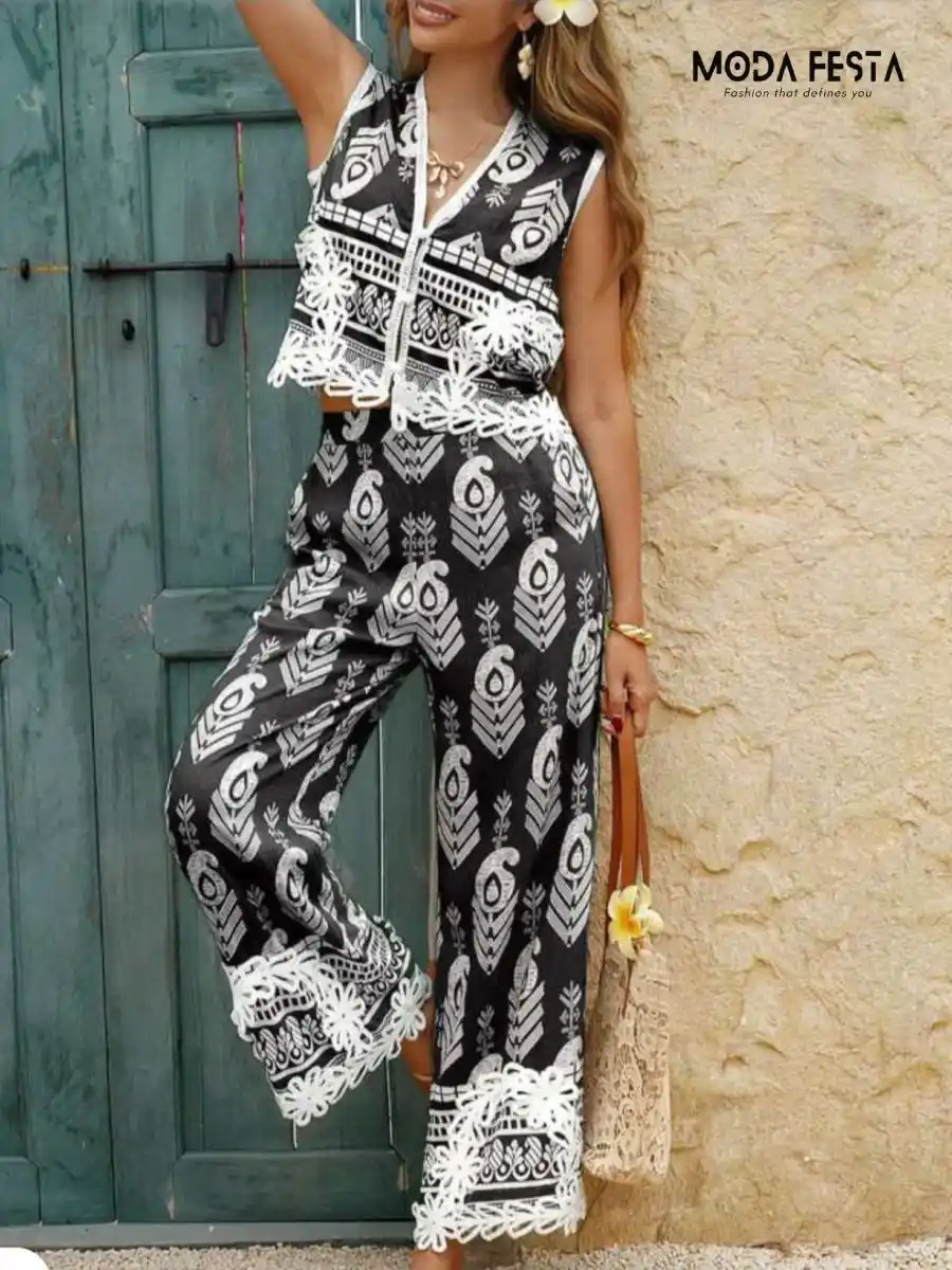 ModaFesta -styling-floral-lace-coord-set-black