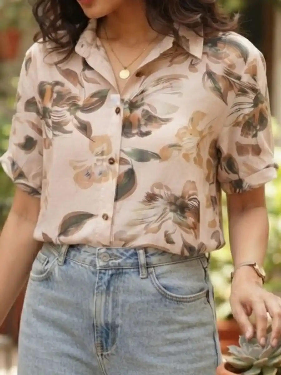 ModaFesta -blush-bloom-printed-casual-shirt