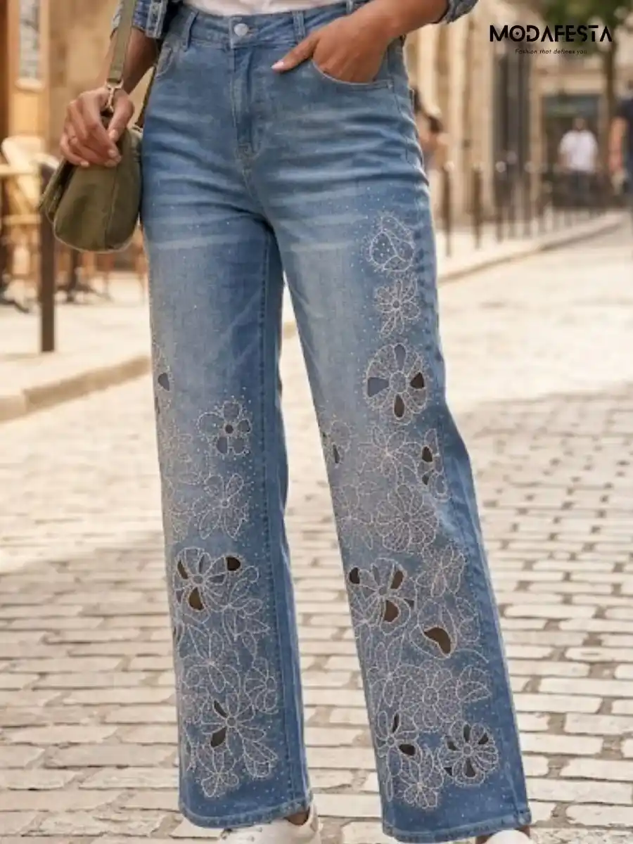 ModaFesta -elegant-sequenced-cutwork-straight-fit-jeans-ligh-blue