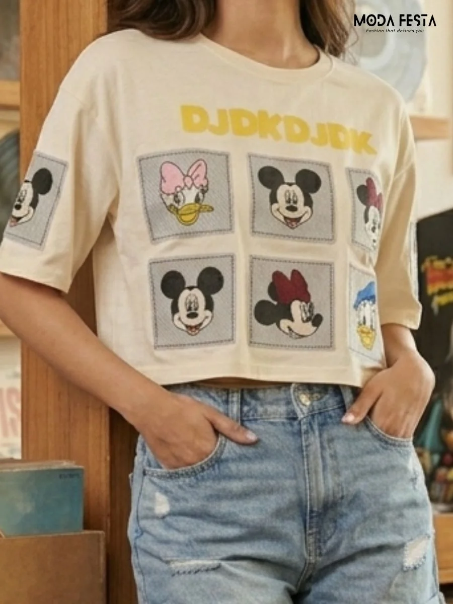 Disney Character Crop Tee