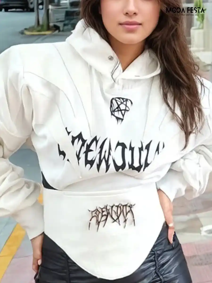 ModaFesta -stylish-printed-jacket-white