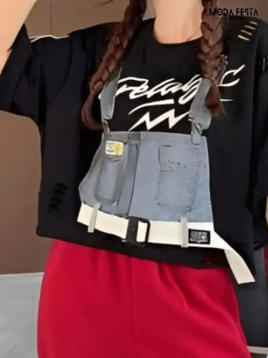 Stylish Trendy T Shirt Belt style