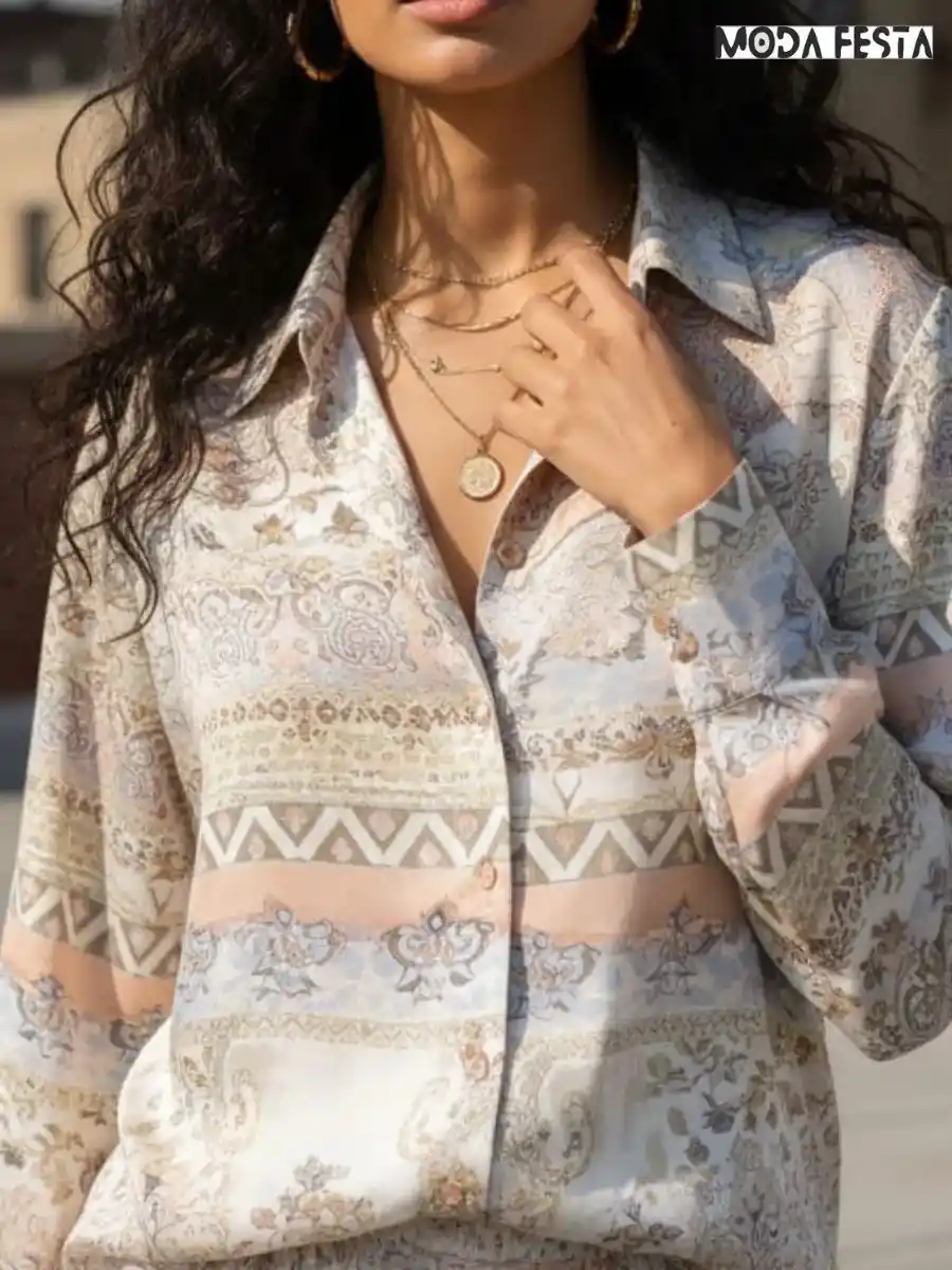 ModaFesta -elegant-abstract-print-satin-coord-set-beige