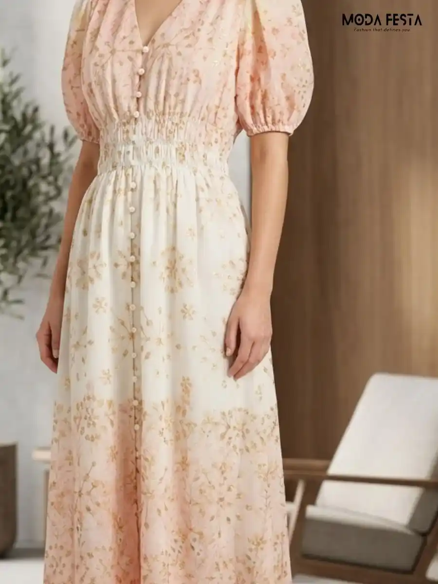 ModaFesta -blush-meadow-smocked-midi-dress