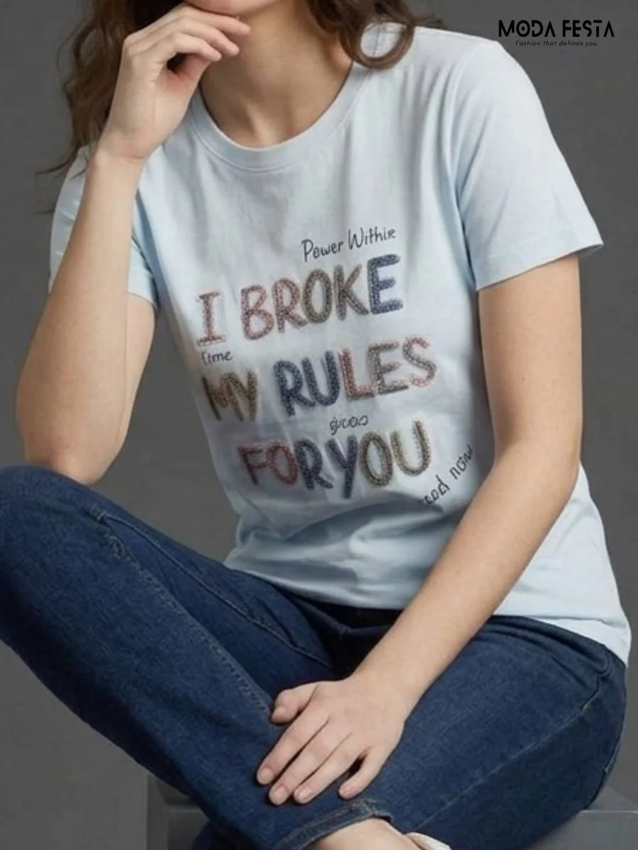 ModaFesta -graphic-slogan-t-shirt