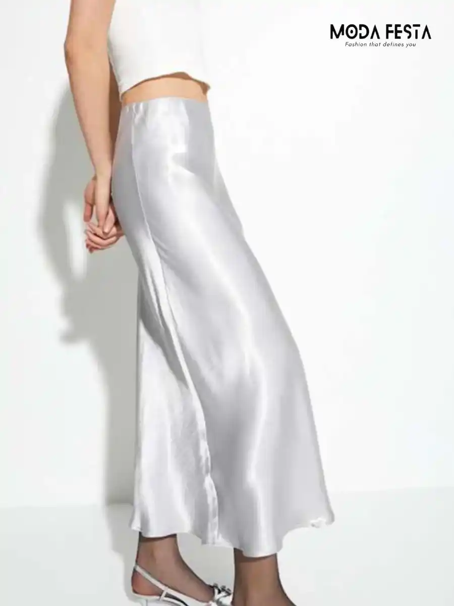 ModaFesta -elegant-a-line-mermaid-satin-skirt-silver
