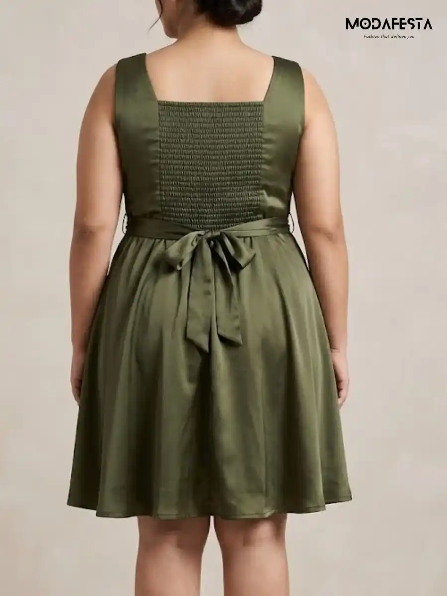 ModaFesta -elegant-embellished-a-line-party-dress-green