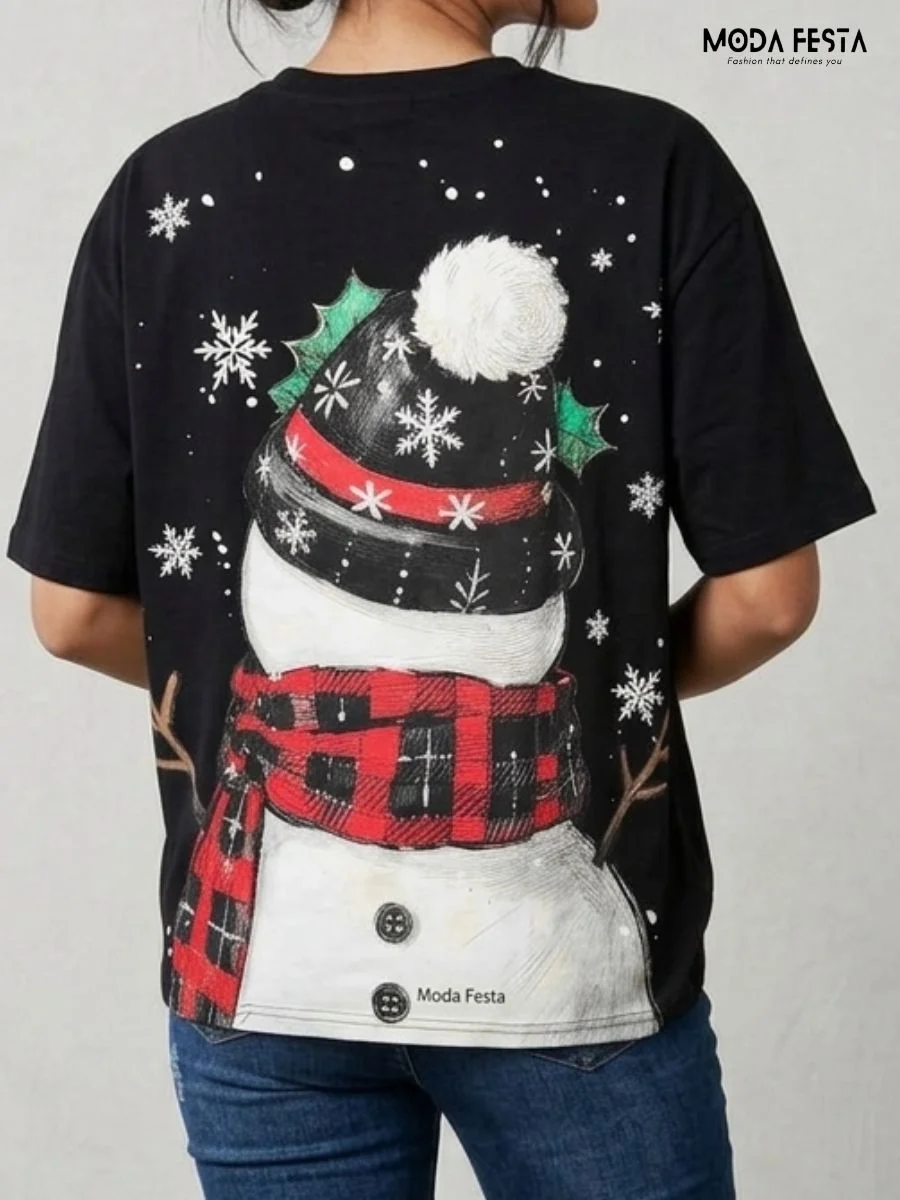 ModaFesta -snowman-graphic-tee