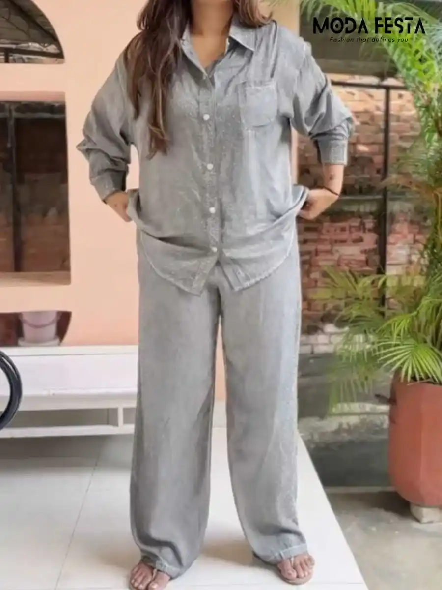 ModaFesta -elegant-style-coord-set-grey