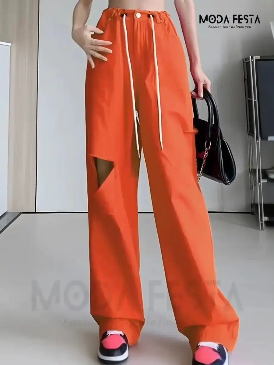 ModaFesta -orange-ripped-denim