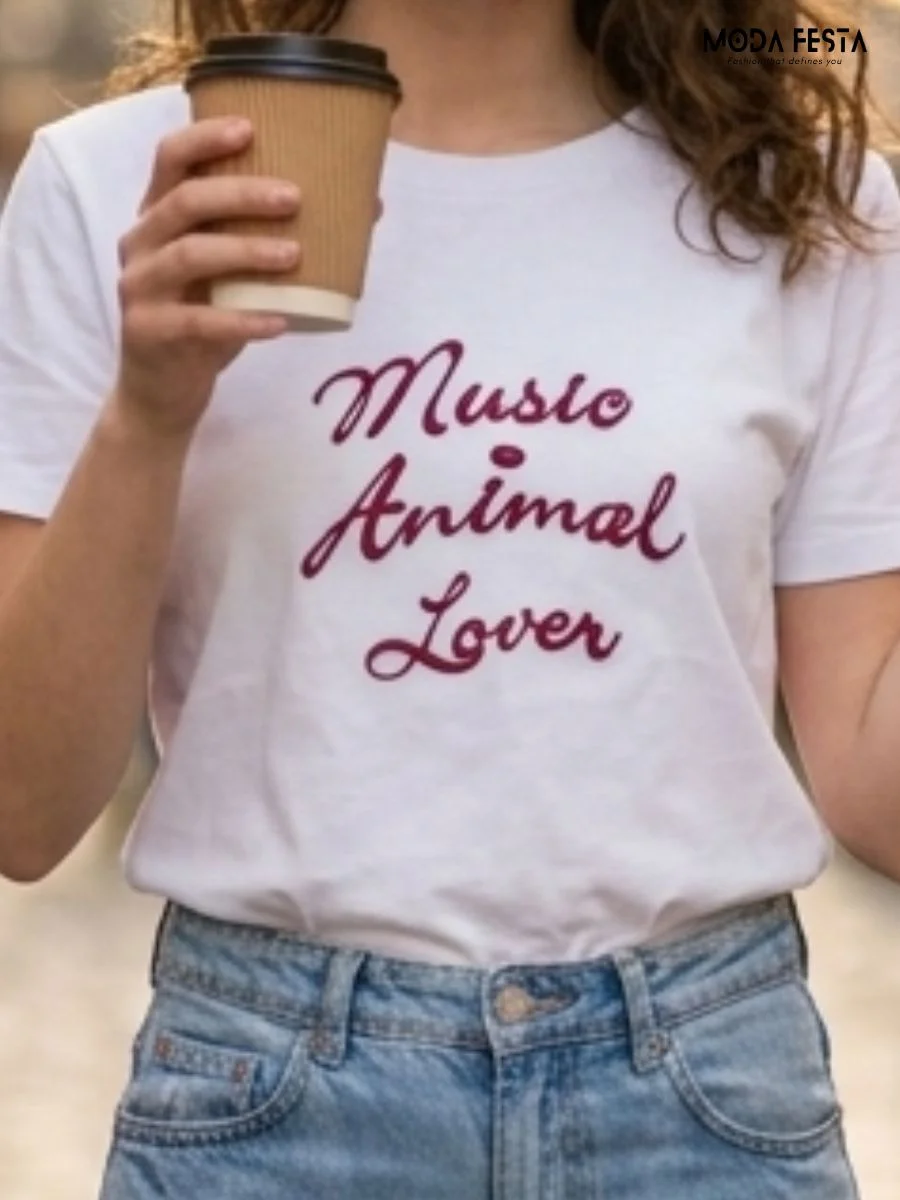 Minimal Embroidered Tshirt
