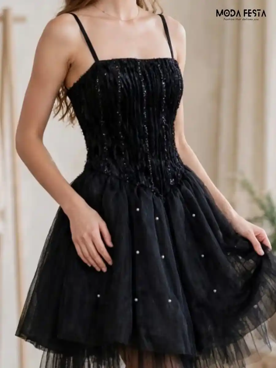 ModaFesta -embellished-mesh-party-dress