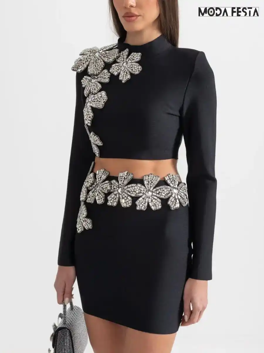 ModaFesta -elegant-crystal-party-coord-set-black