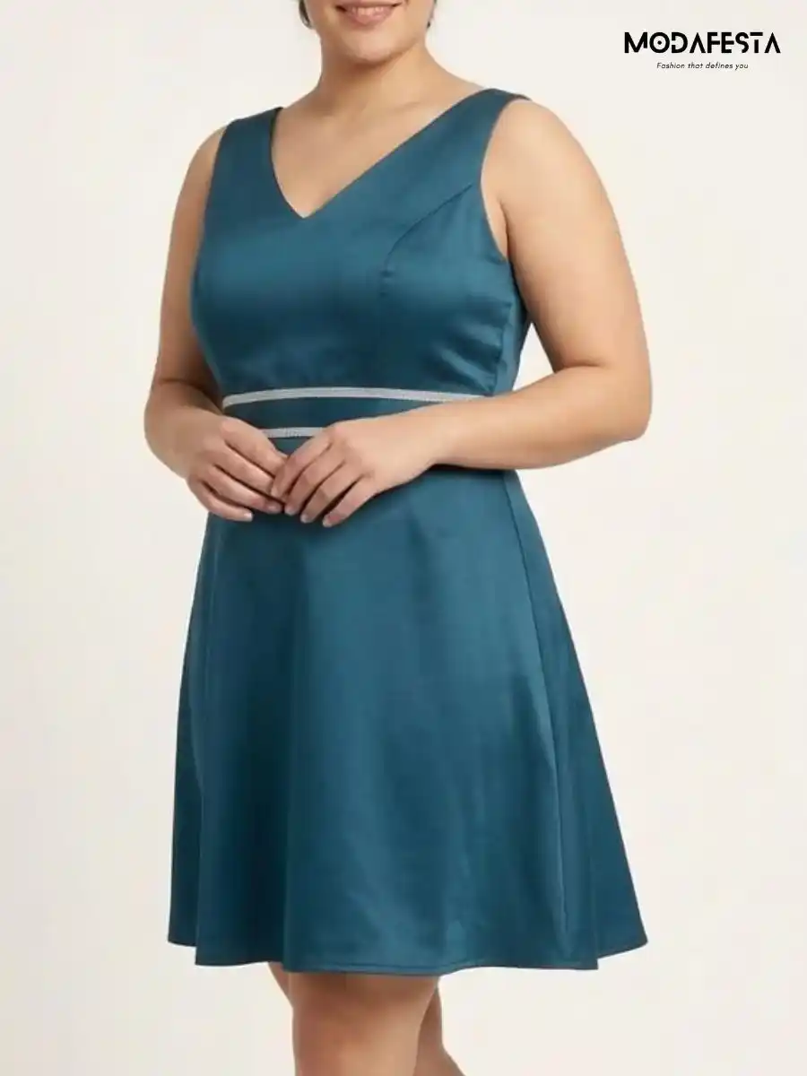 ModaFesta -elegant-embellished-a-line-party-dress-teal