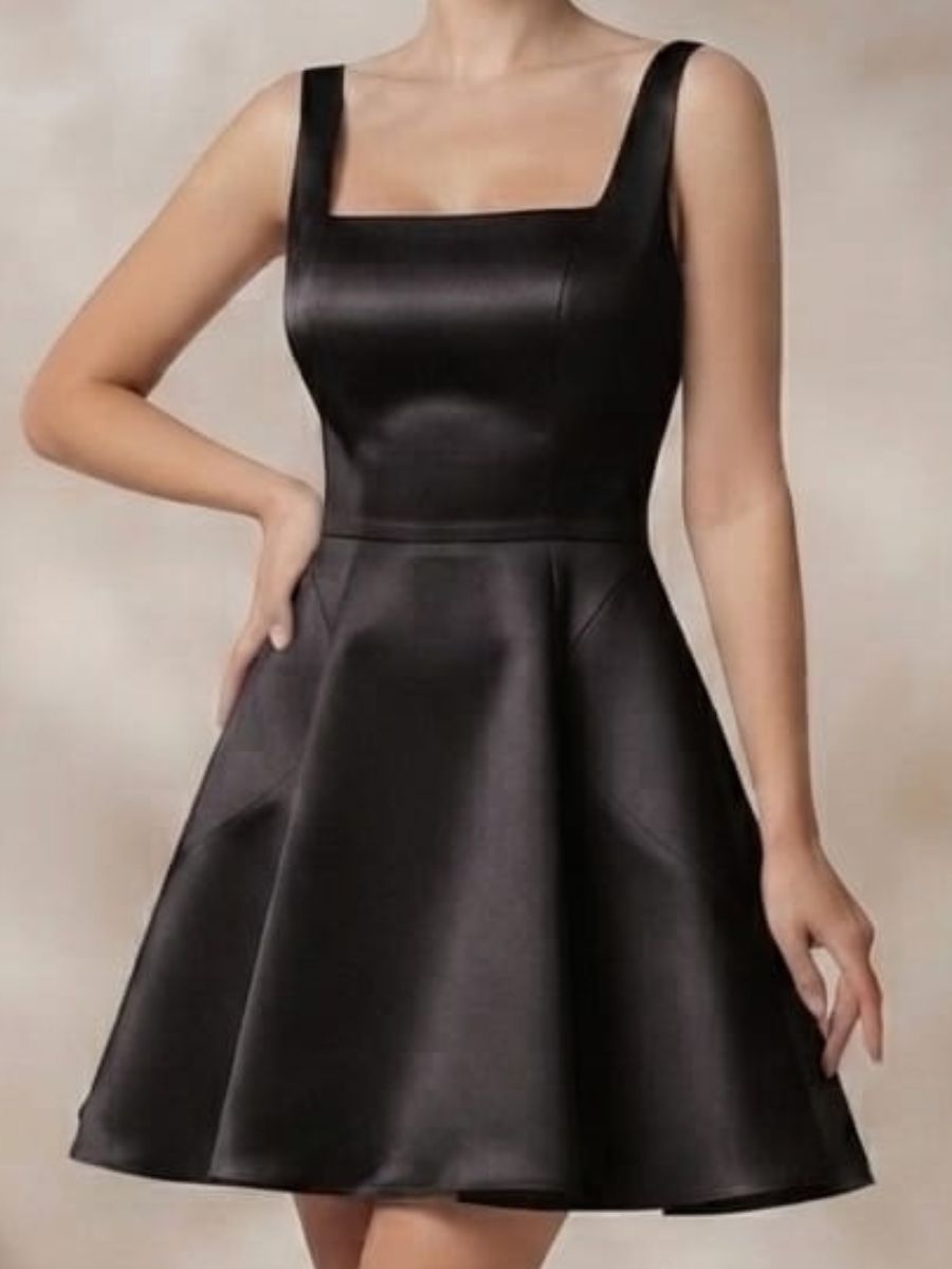 short-party-wear-satin-dress-black