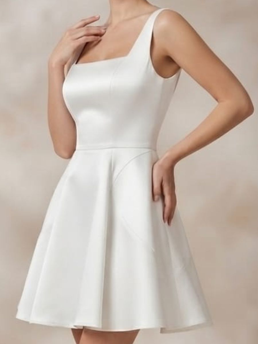 ModaFesta -party-wear-trendy-mini-satin-dress-white