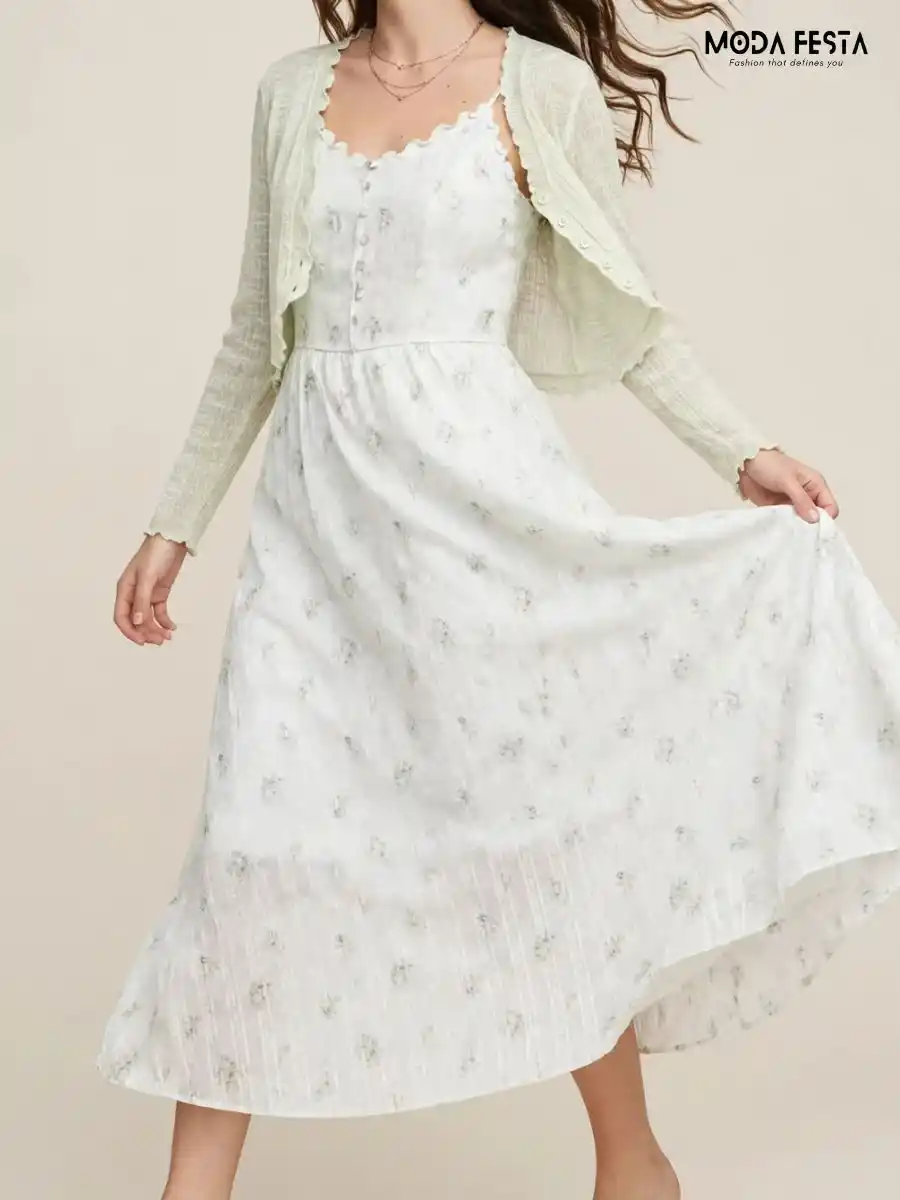 ModaFesta -floral-print-pleated-maxi-dress