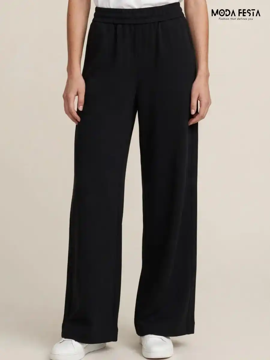ModaFesta -solid-mid-rise-trouser