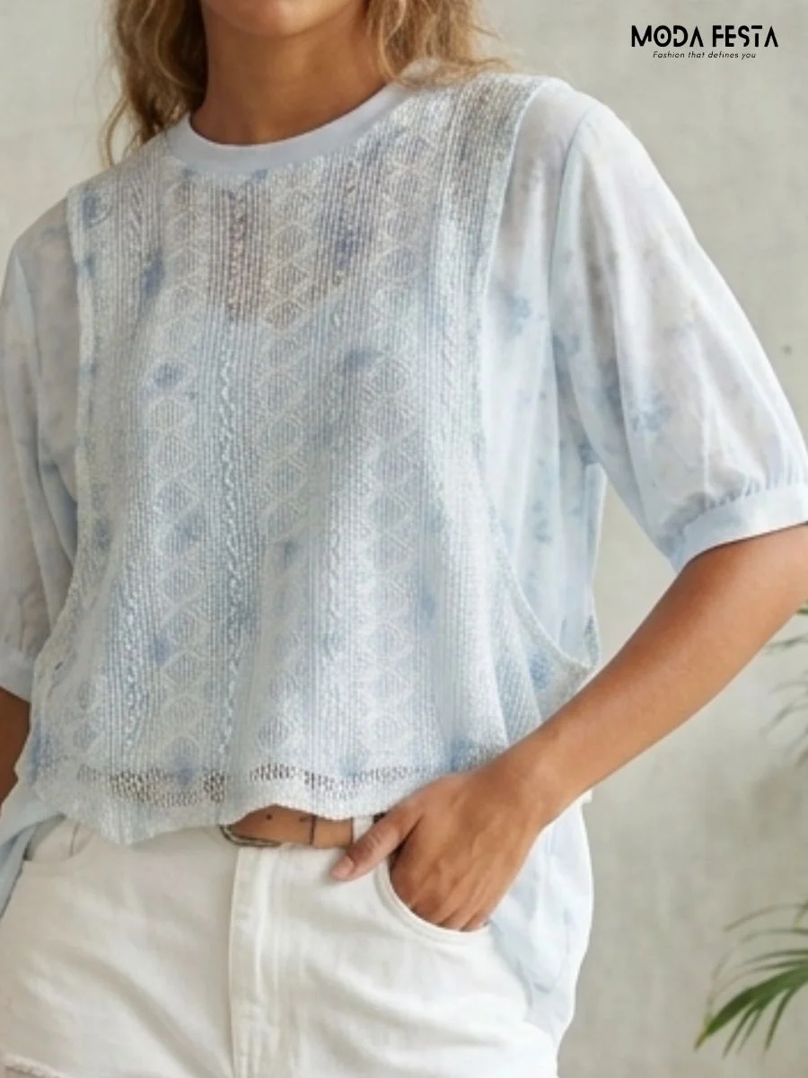 ModaFesta -blue-floral-layered-tunic