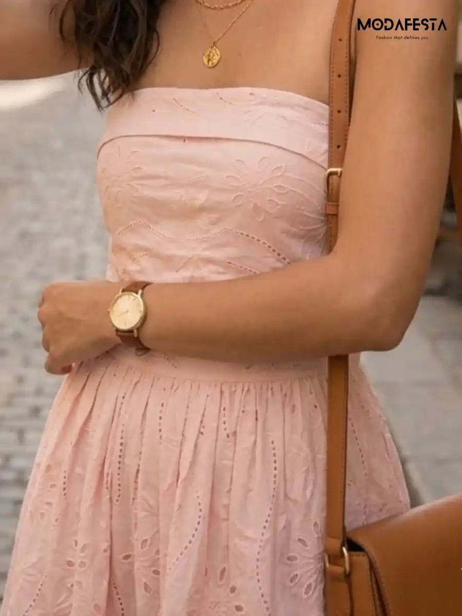 ModaFesta -elegant-chikan-tube-dress-pink